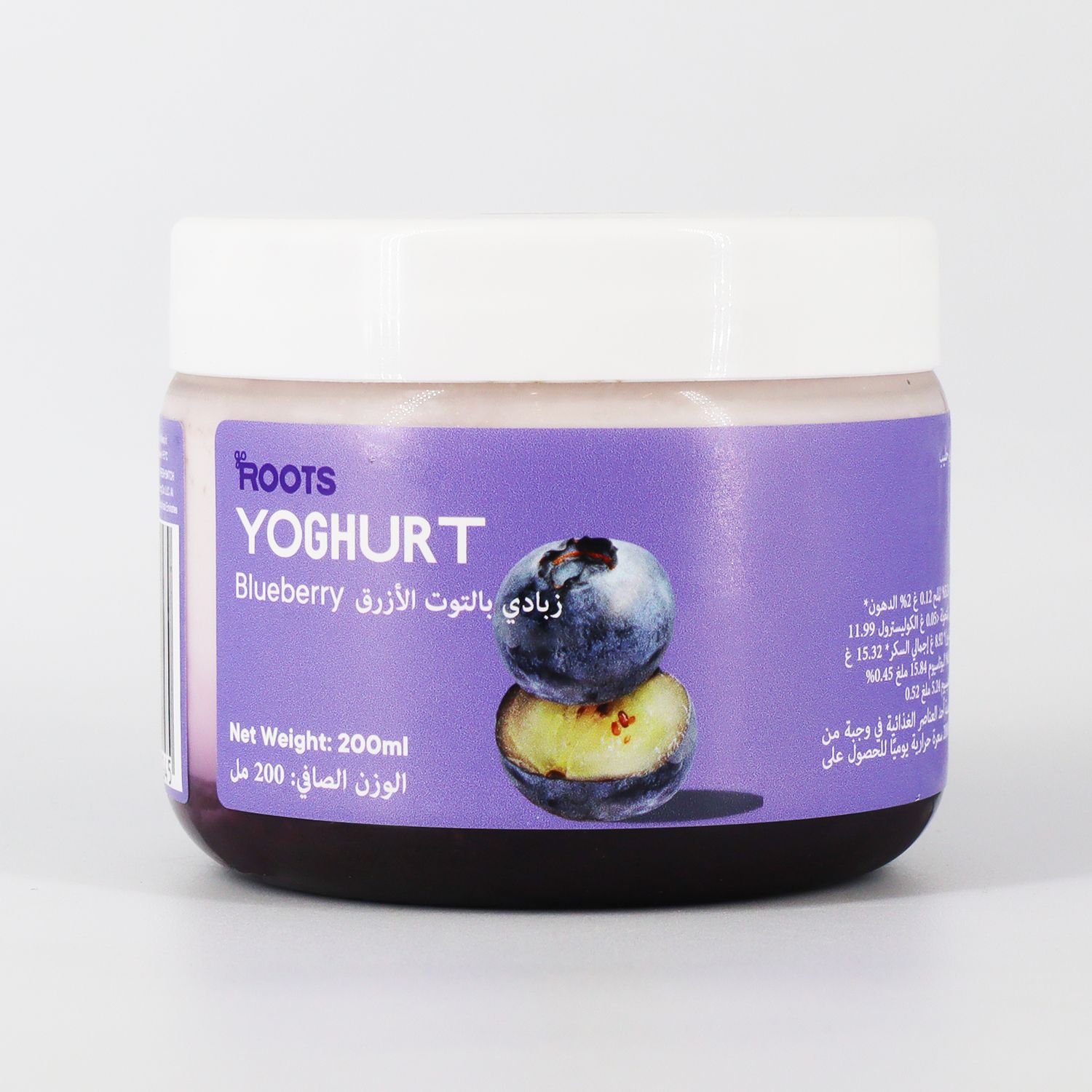 Roots Blueberry Yoghurt 200ml_0