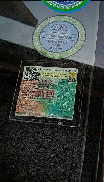 TXS Acrylic S9 Car Insurance Pocket Holder (All Makes)  _7