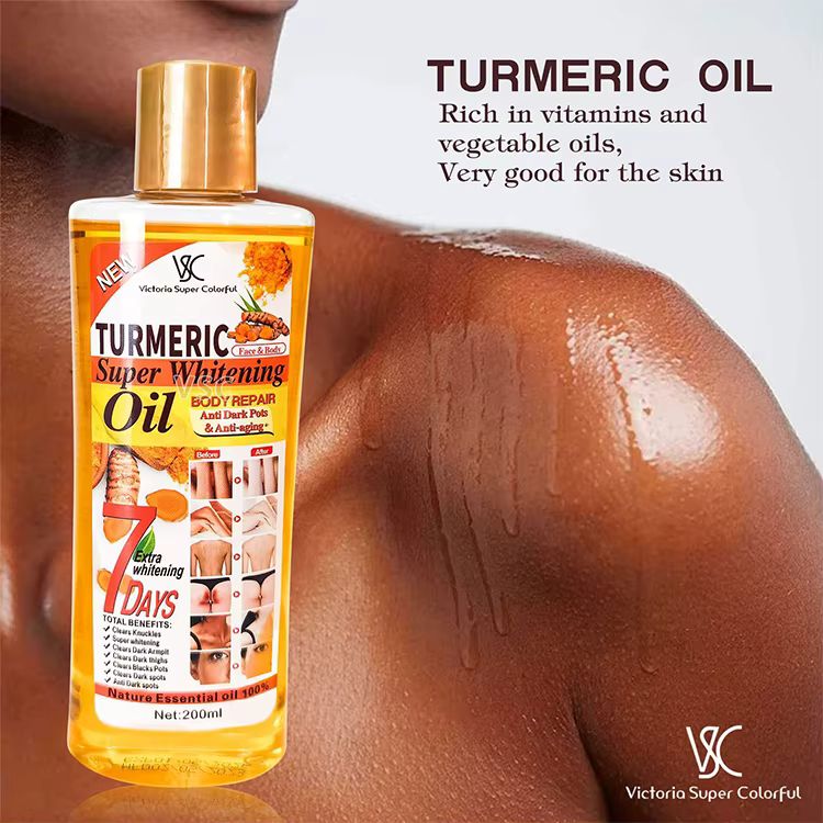 Turmeric Essence Oil Face Acne and Body Soothing Massage 200ml_0