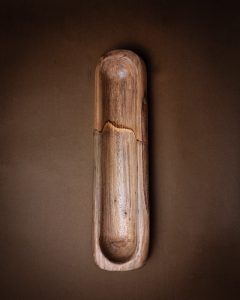 Long Fruit Bowl | Accia Wood | 50*15*6 cm_0