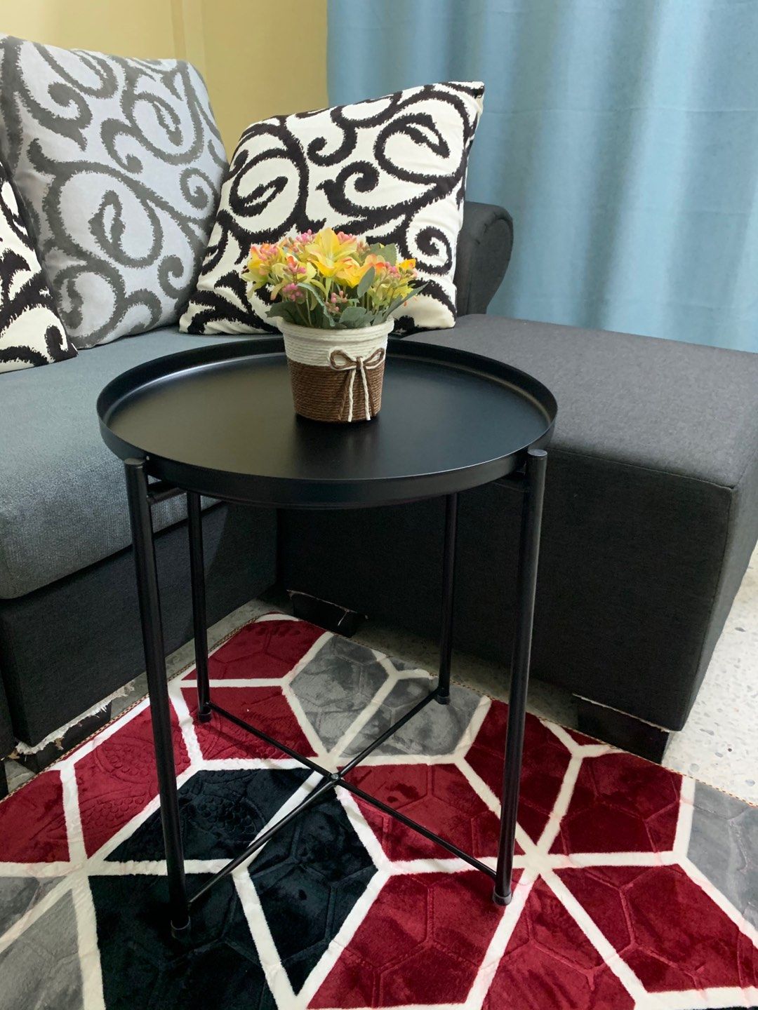 Nordic Iron Tea Table Ala IKEA_3