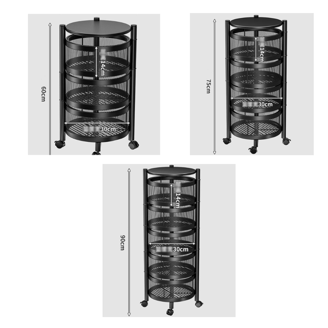 Rotating Kitchen Storage Basket ? ROUND_1