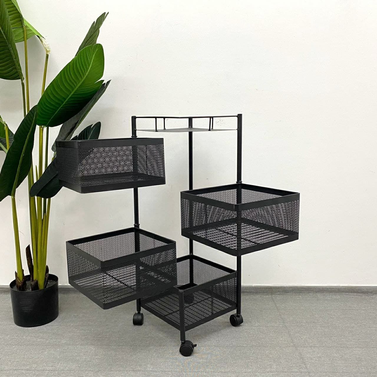 Rotating Kitchen Storage Basket Square_6