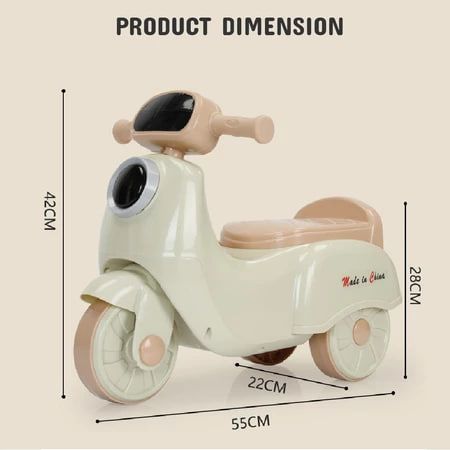 RETRO VESPA BALANCE BIKE LIGHT MUSIC_2