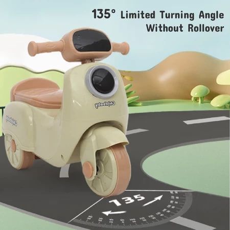 RETRO VESPA BALANCE BIKE LIGHT MUSIC_1