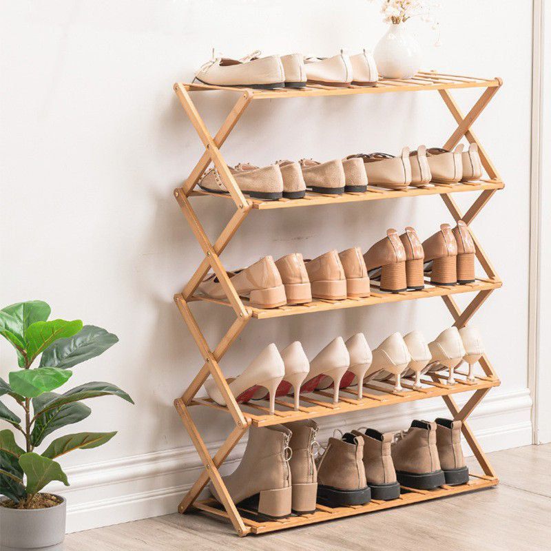 WOOD SHELF SHOE RACK_2