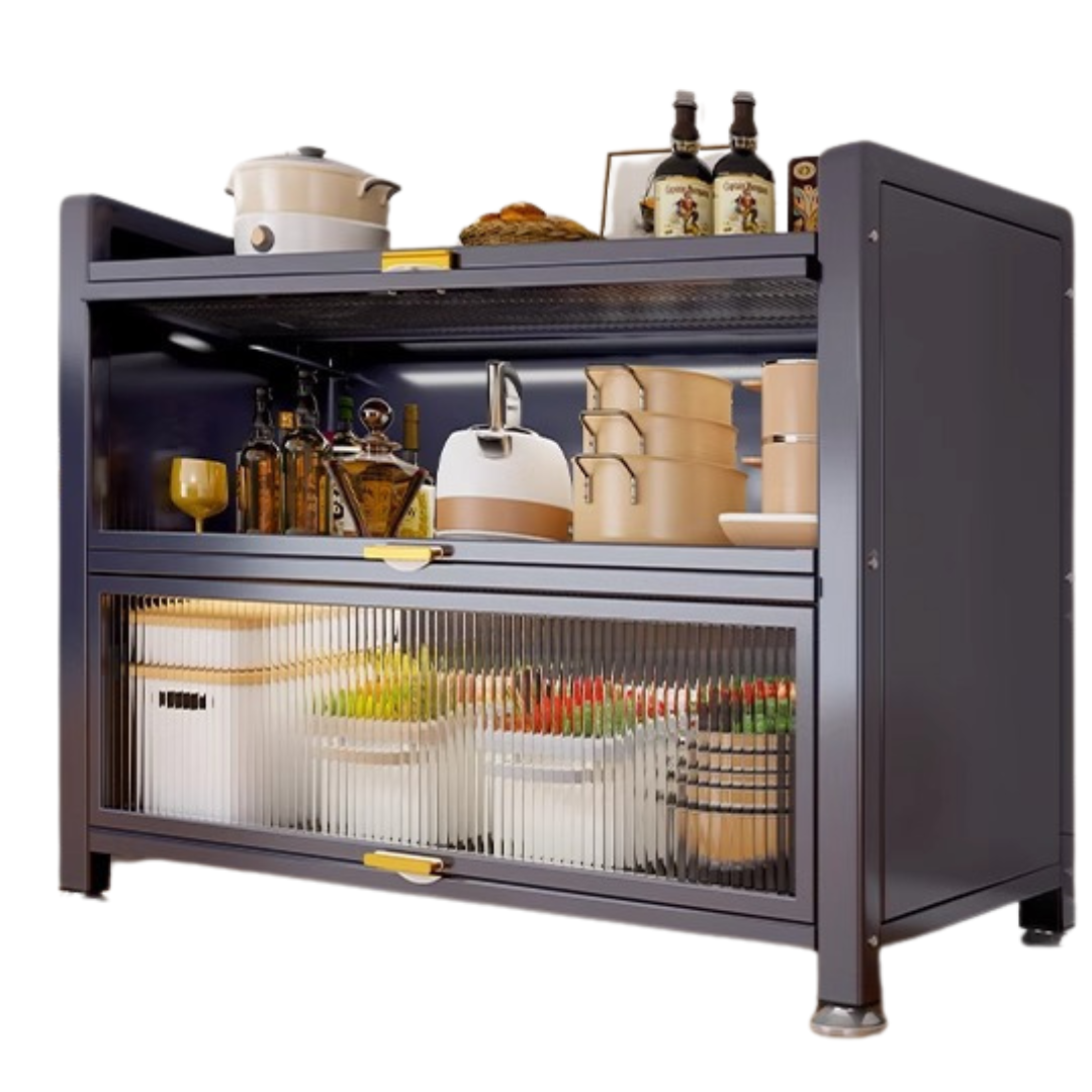 KITCHEN CABINET MICROWAVE RACK_7