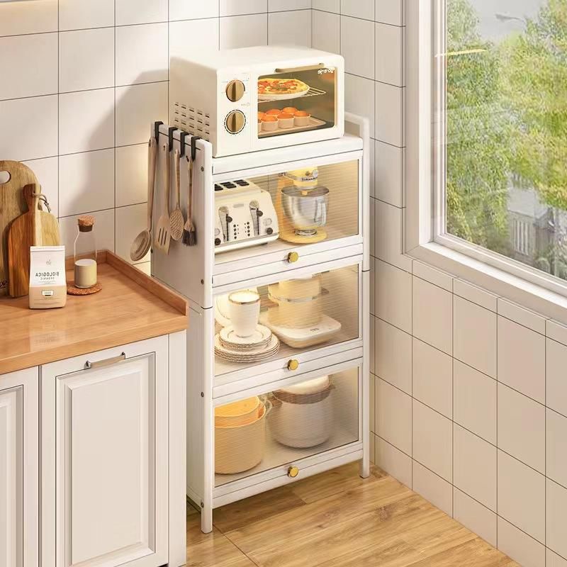 KITCHEN CABINET MICROWAVE RACK_4