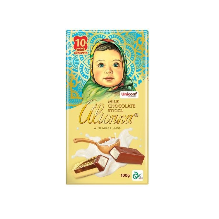 ALIONKA' chocolate sticks with Milk filing_0