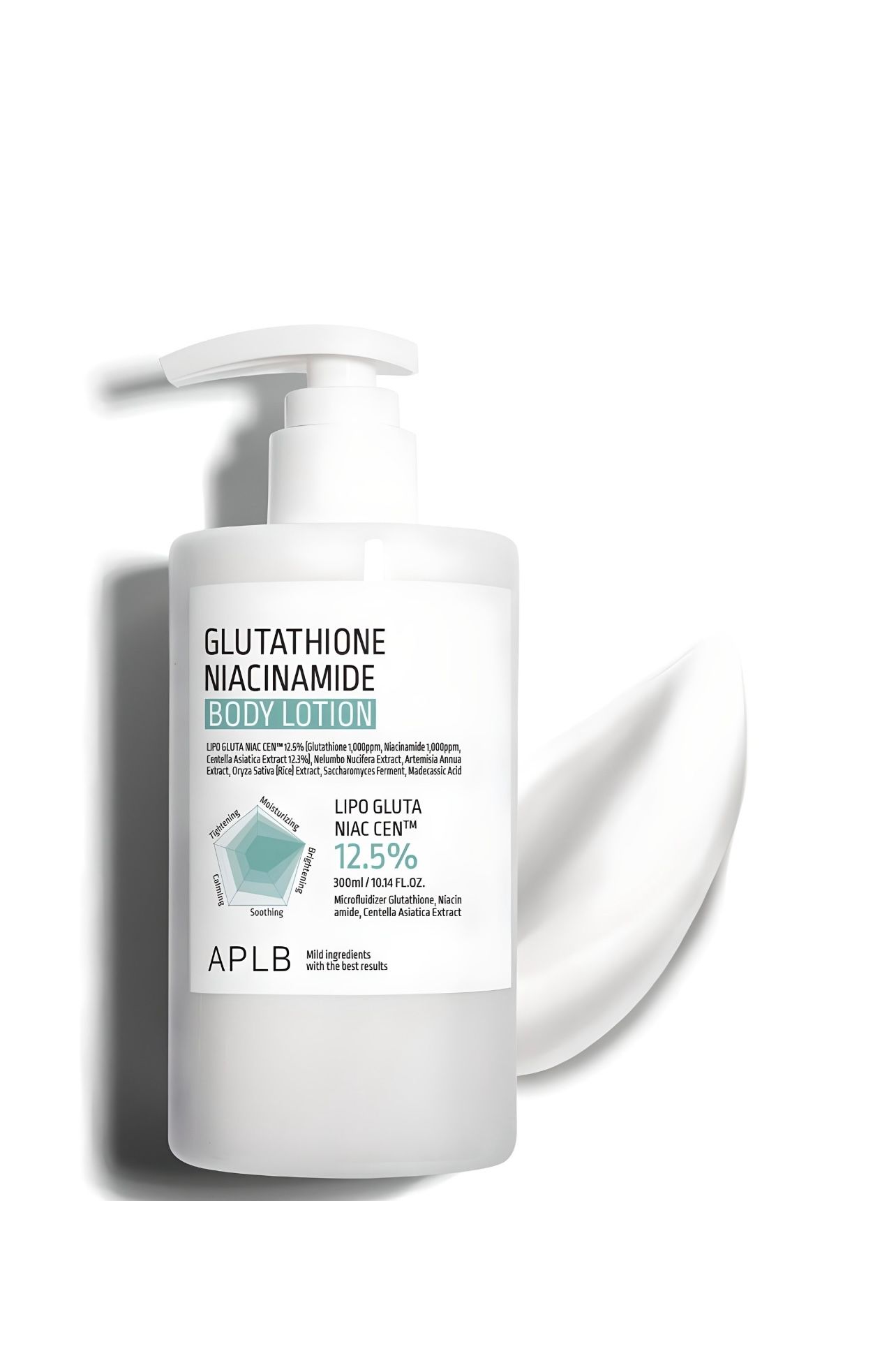 APLB Glutathione niacinamide body lotion, 300ml, 1unit_0