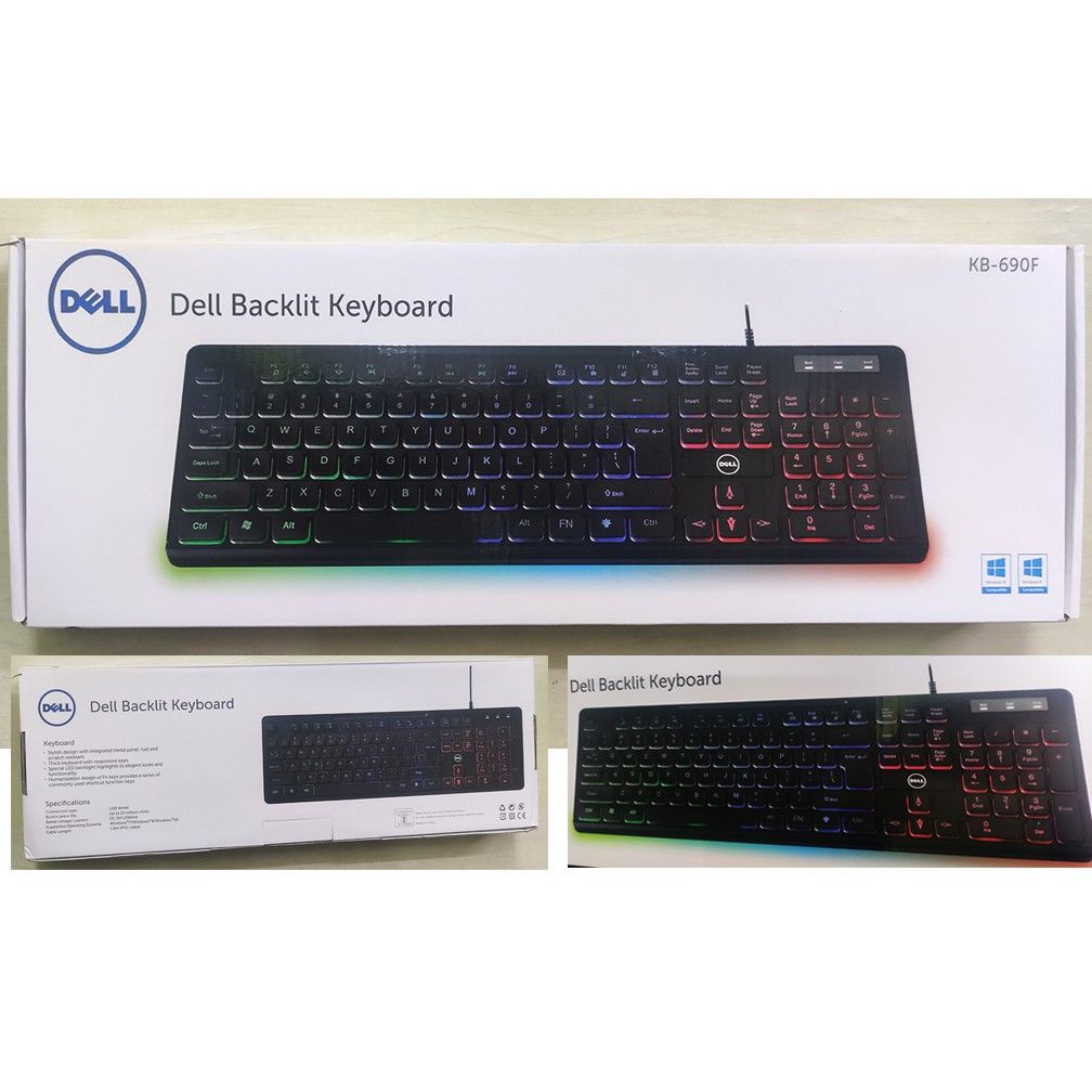 DELL CLAVIER ORIGINAL AVEC FIL KB-690F/ FRANCAIS+ANGLAIS_2