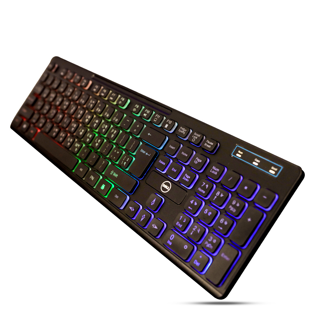 DELL CLAVIER ORIGINAL AVEC FIL KB-690F/ FRANCAIS+ANGLAIS_0