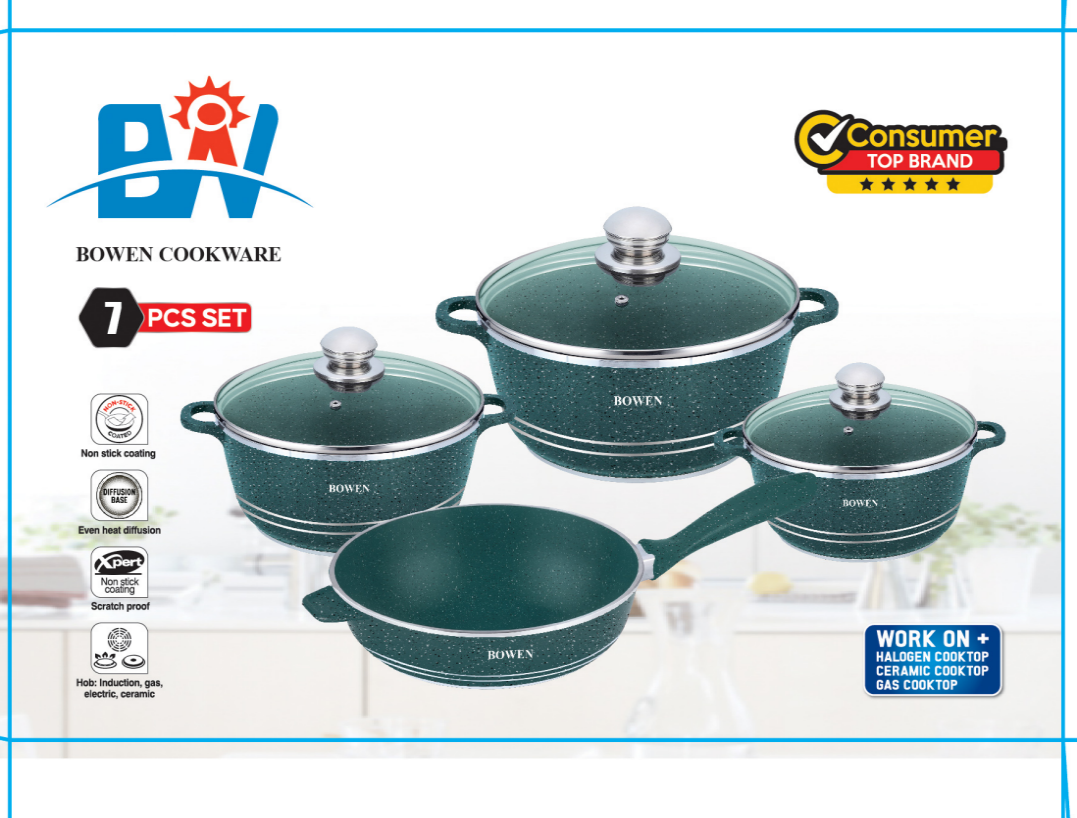 7 PCS BOWEN GRANITE COOKWARE_6