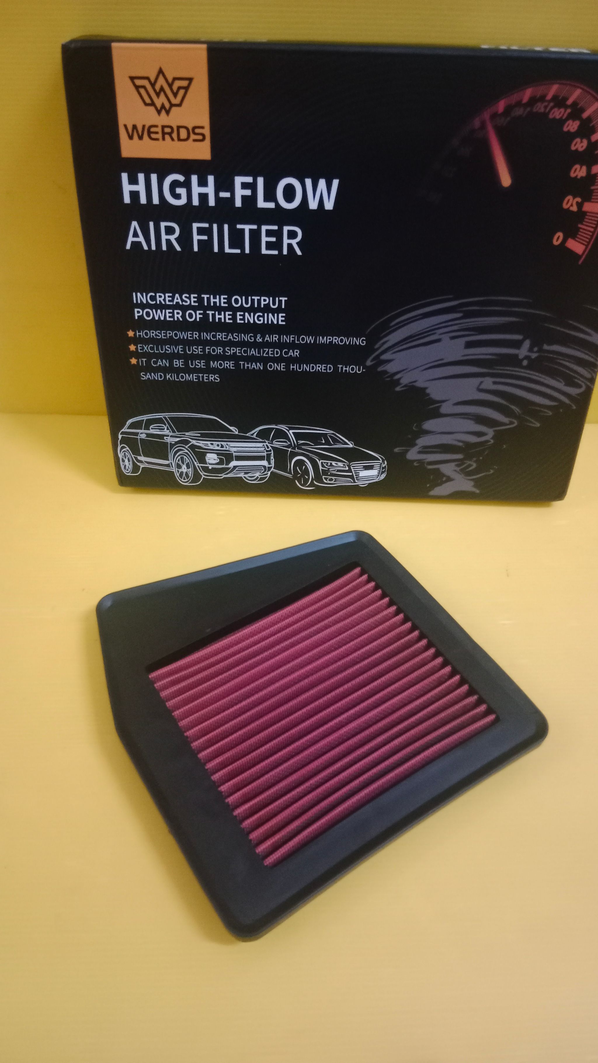   [HONDA ACCORD TAO 8th Gen 2008–2013] WERDS High-Flow Air Filter + PERCUMA Penapis Aircond Karboní_4