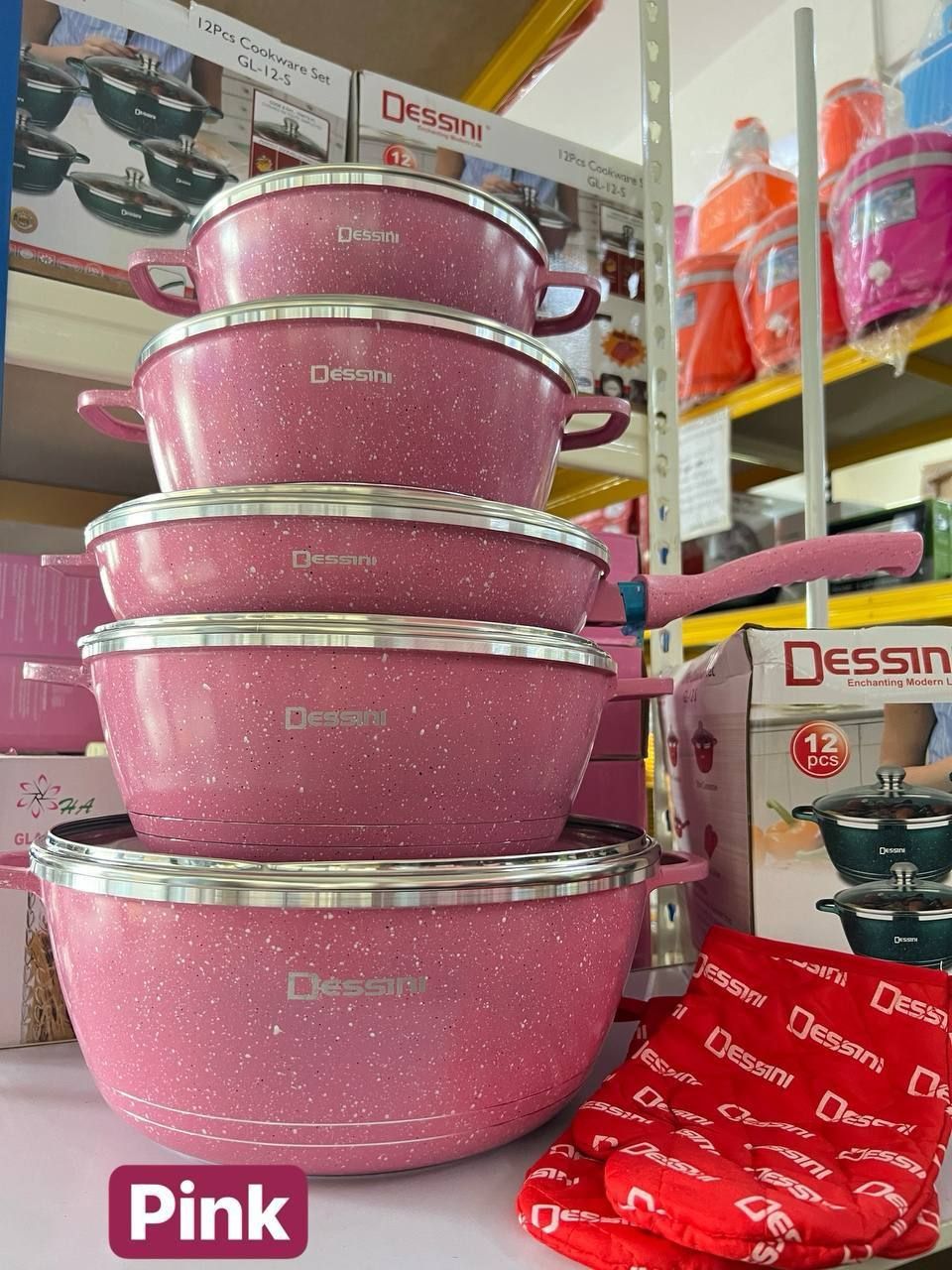 12 PCS  DESSINI PINK_0
