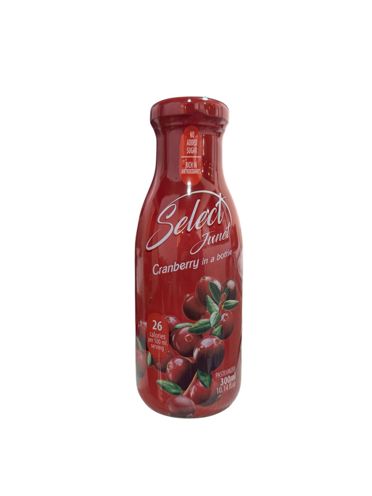 JUNET SELECT CRANBERRY 100% 300ML X12 - 20816_0