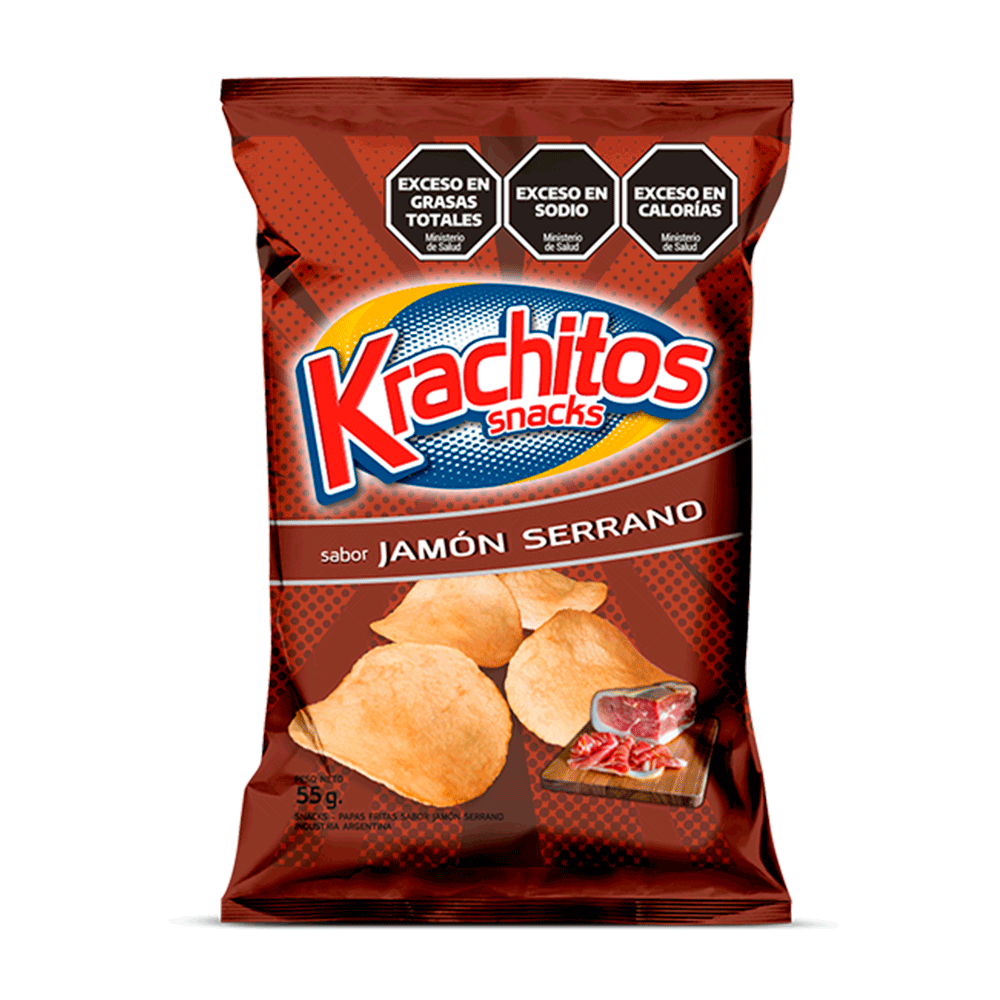 Papas Fritas Krachitos Jamón Serrano 55gr_0