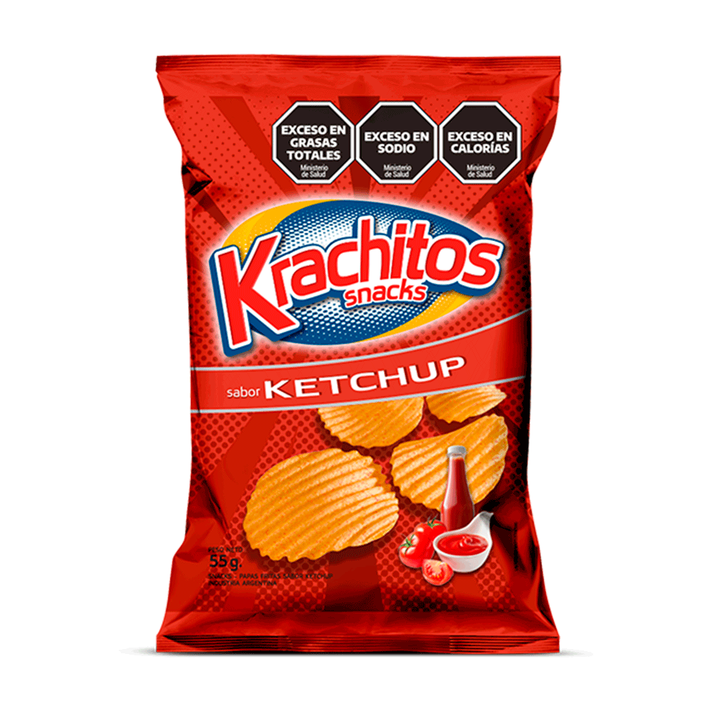 Papas Fritas Krachitos Ketchup 55gr_0