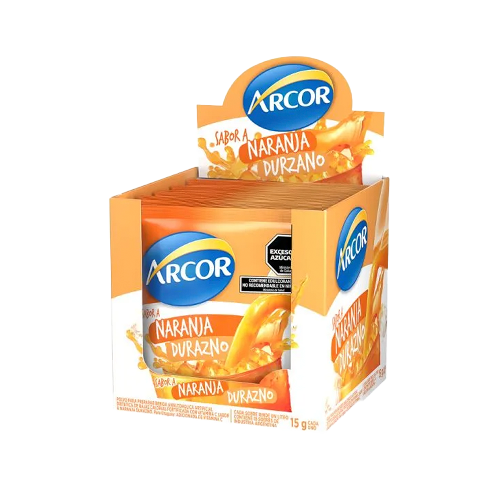 Jugo en Polvo Arcor sabor Naranja Durazno_0