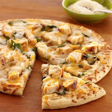 Large Delish Creamy Chicken Pizza _0