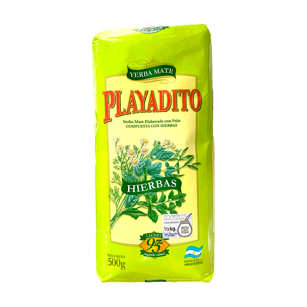 Yerba Mate Playadito Hierbas 500gr_0