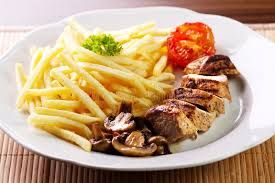 Pomme frite + viande de mouton - CHEZ RAHMANE ET FRERES_0