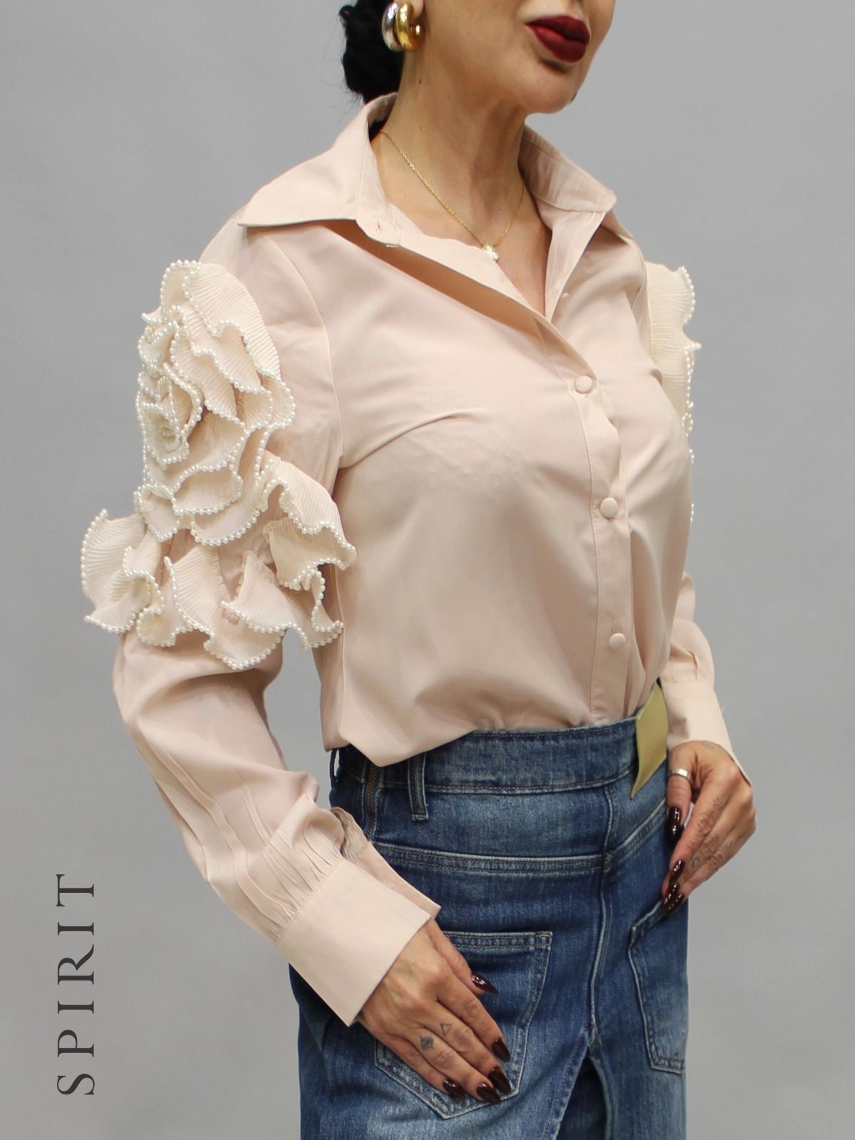 Camisa formal con botones delanteros_2