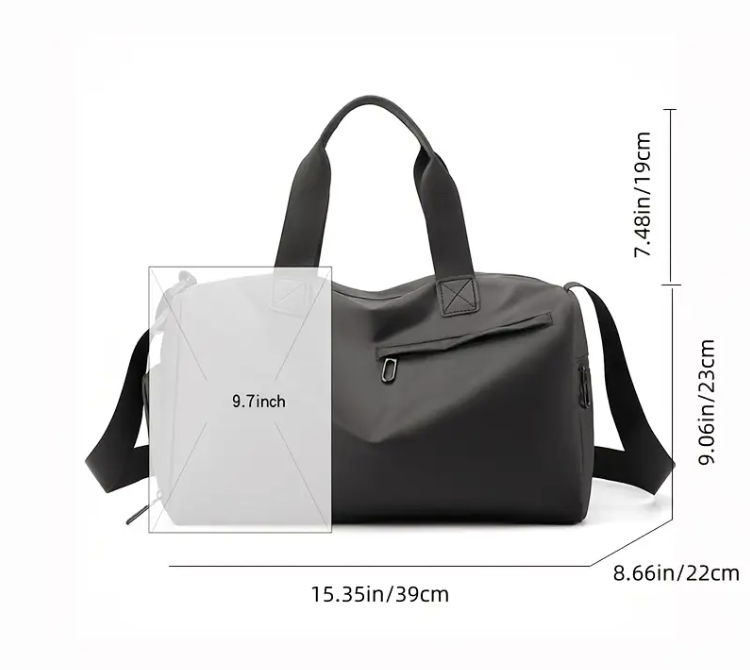 Gym Bag with shoe compartment _2
