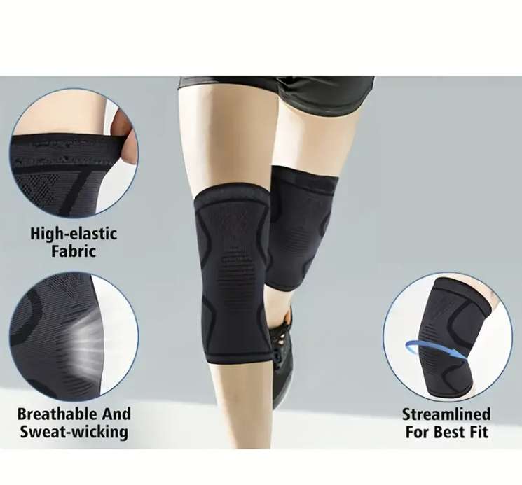 2 Piece Compression Knee Guards _2
