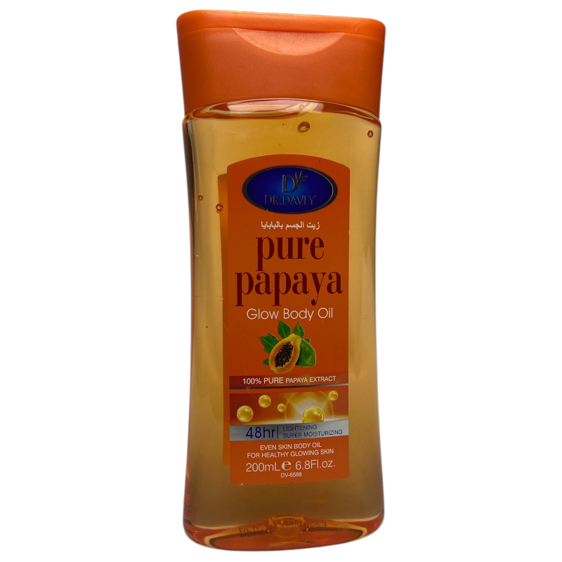 200ml Pure papaya Glow Body Oil - Even Skin_3