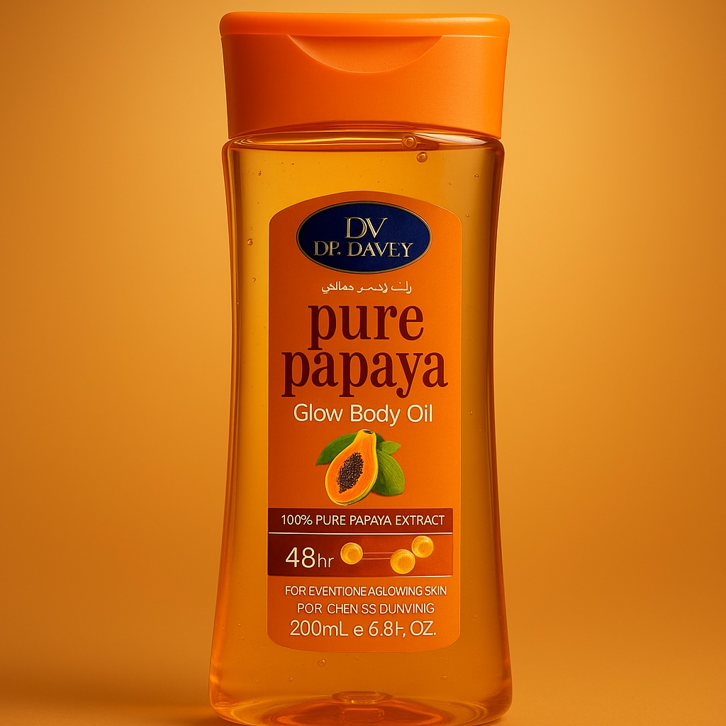 200ml Pure papaya Glow Body Oil - Even Skin_2