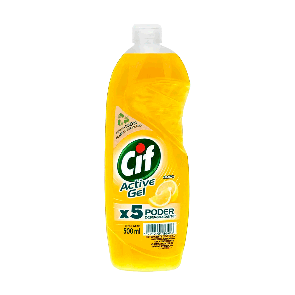 Detergente CIF Ultra Limón 500ml_0