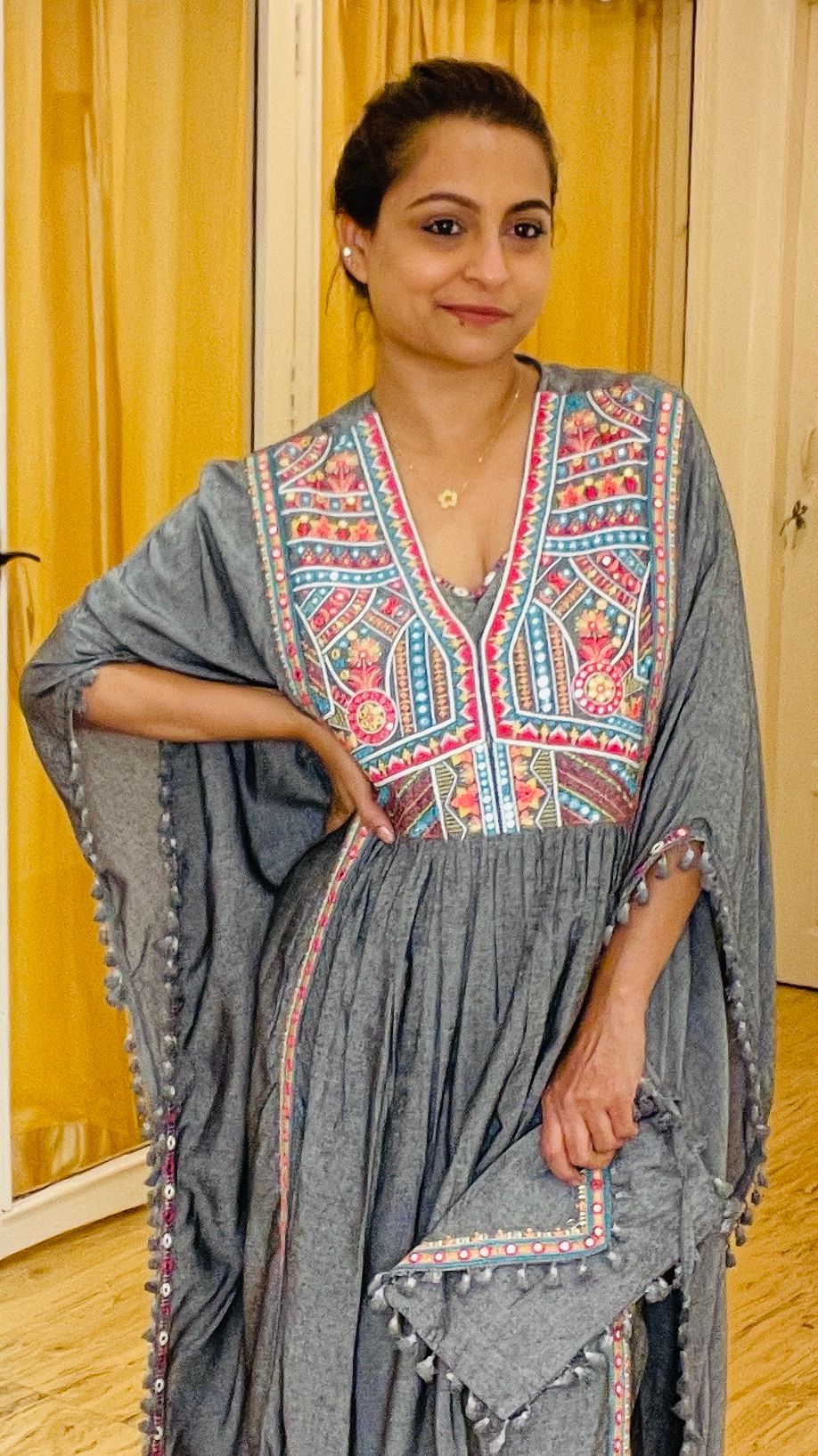 Grey Kaftan set_1