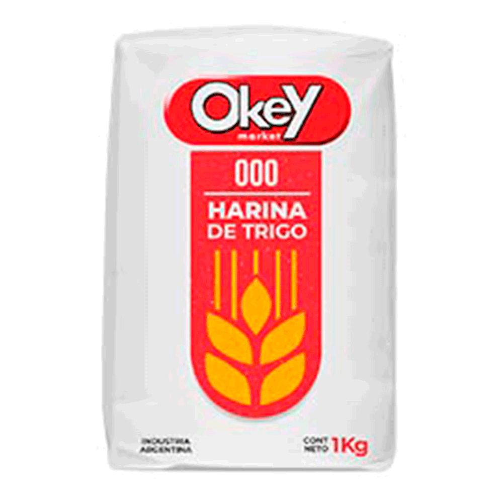 Harina OKEY 000 Tres Ceros 1kg_0