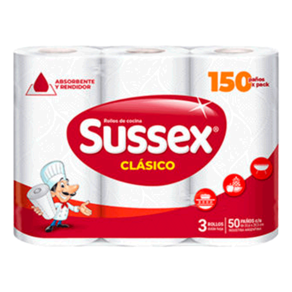 Rollo de Cocina Sussex Clásico 150 hojas_0