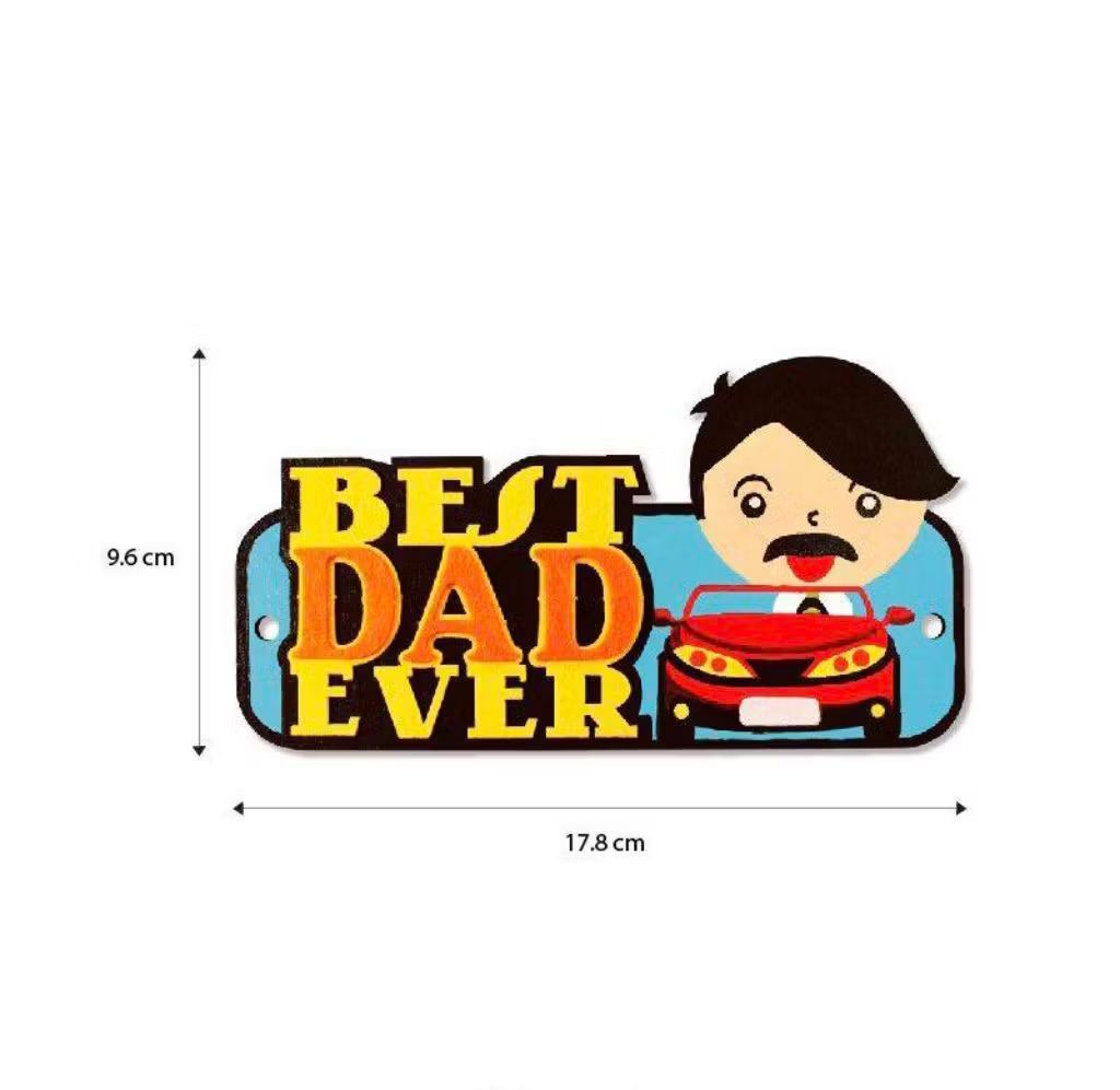 DIY Felt Craft Father's Day Car Display Board Kit_5