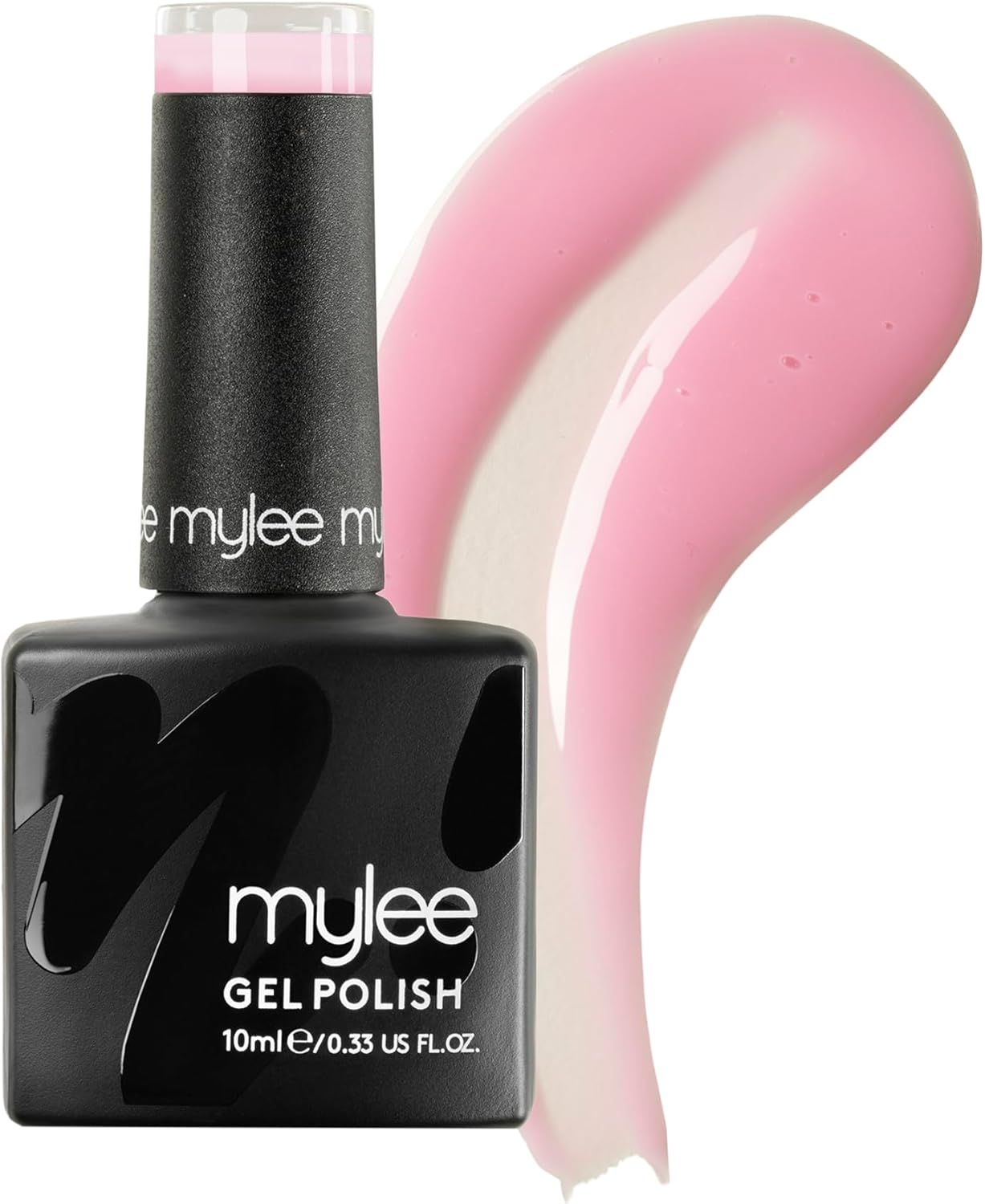 Mylee Gel Nail Polish 10ml [Strawberry Milkshake] UV/LED Soak-Off Nail Art Manicure Pedicure for Professional, Salon & Home Use [Pink Range] - Long Lasting & Easy to Apply_0