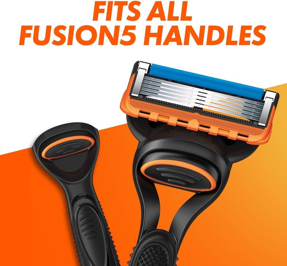 Gillette Fusion5 Razor for Men, 1 Gillette Razor, 10 Razor Blade Refills, with Lubrastrip for a Close Shave_5