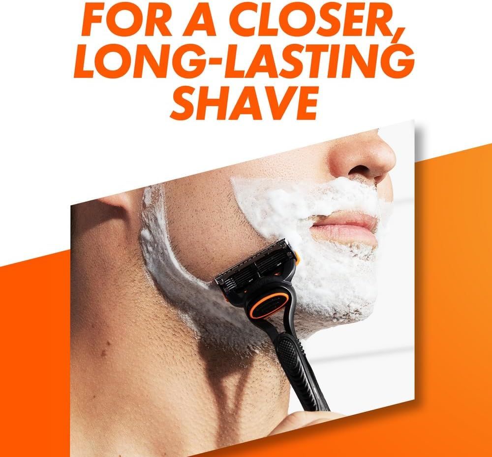 Gillette Fusion5 Razor for Men, 1 Gillette Razor, 10 Razor Blade Refills, with Lubrastrip for a Close Shave_1