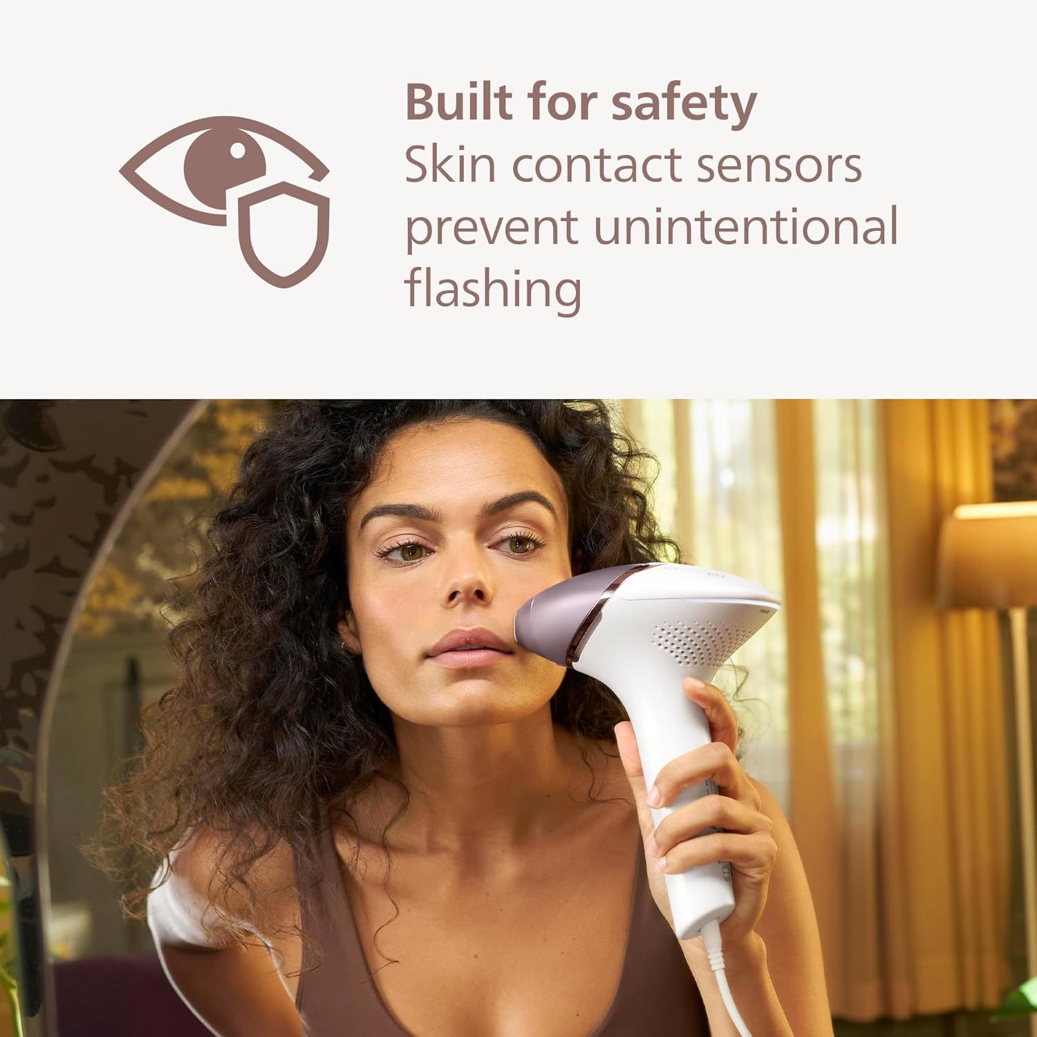 Philips Lumea IPL Hair Removal 8000 Series - Hair Removal Device with SenseIQ Technology, 2 Attachments for Body and Face, Corded Use (Model BRI944/00)_4