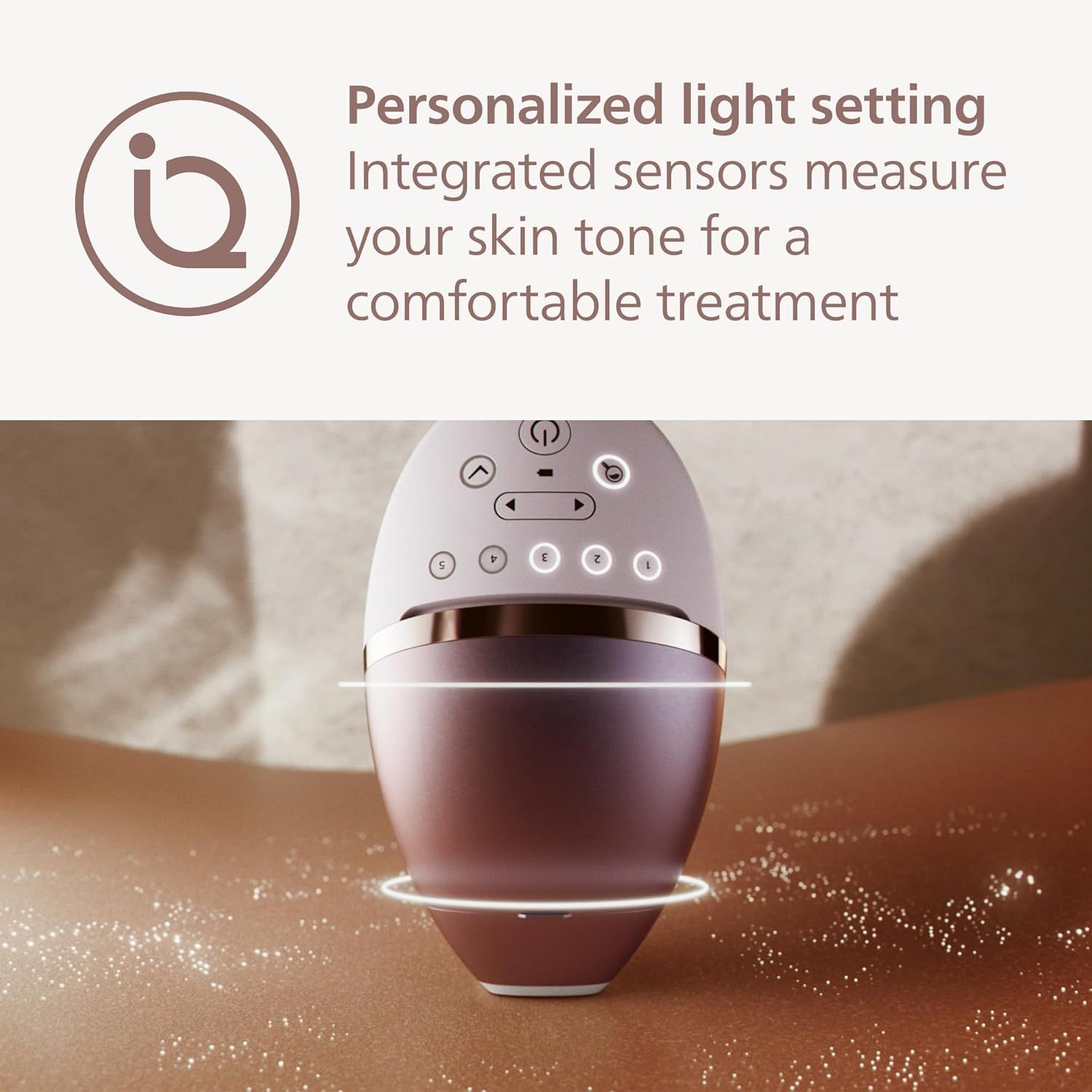 Philips Lumea IPL Hair Removal 8000 Series - Hair Removal Device with SenseIQ Technology, 2 Attachments for Body and Face, Corded Use (Model BRI944/00)_2