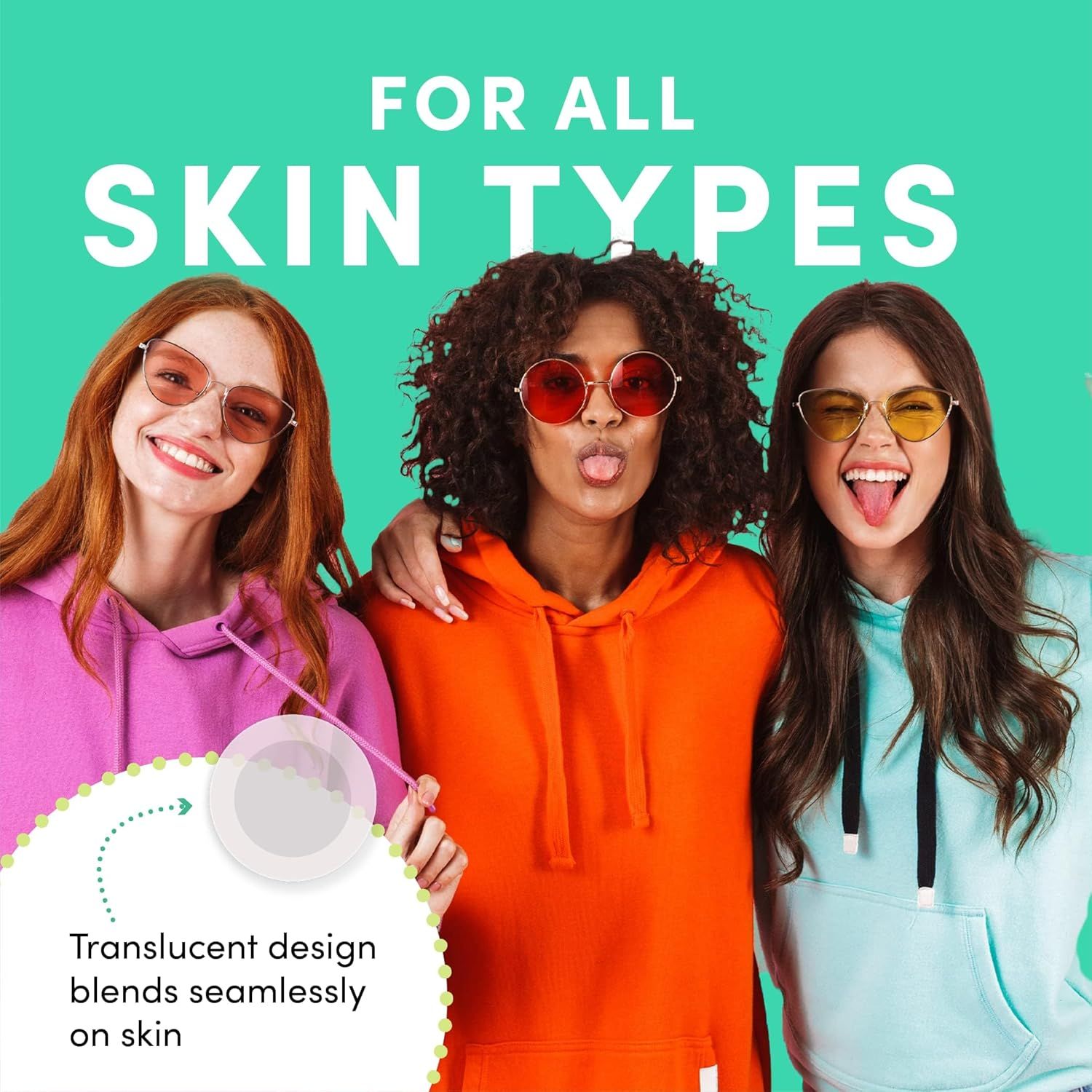 Dots for Spots Acne Patches - Pack of 24 Translucent Hydrocolloid Pimple Patch Spot Treatment Stickers for Face and Body - Fast-Acting, Vegan & Cruelty Free Skin Care_6