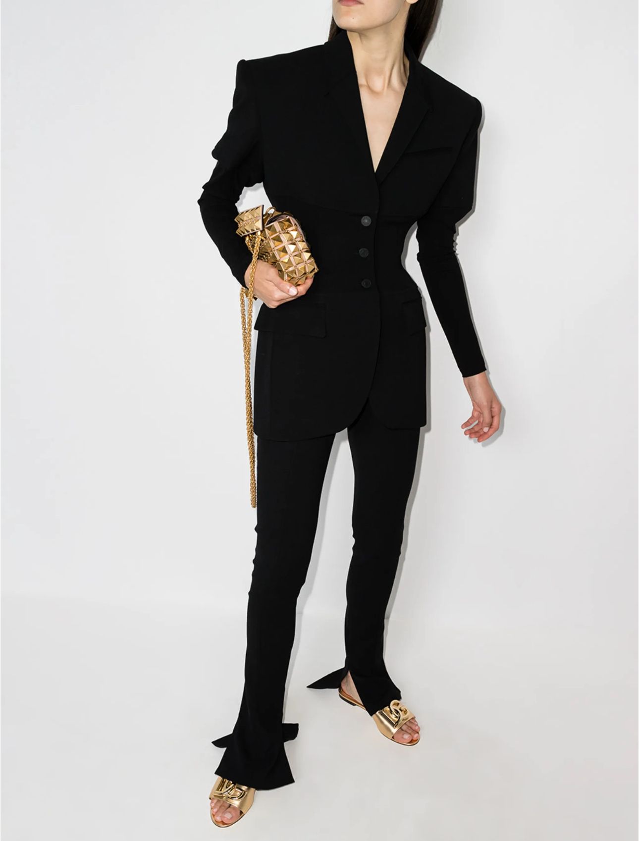Dolce Gabbana gold flats - LIMITED EDITION _2