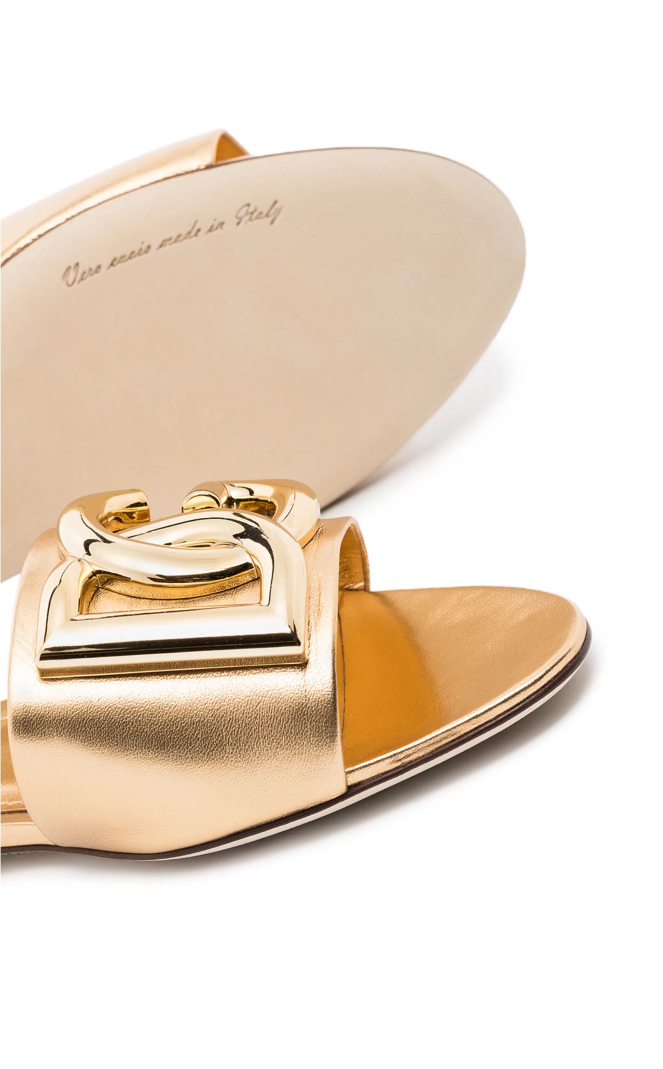 Dolce Gabbana gold flats - LIMITED EDITION _4