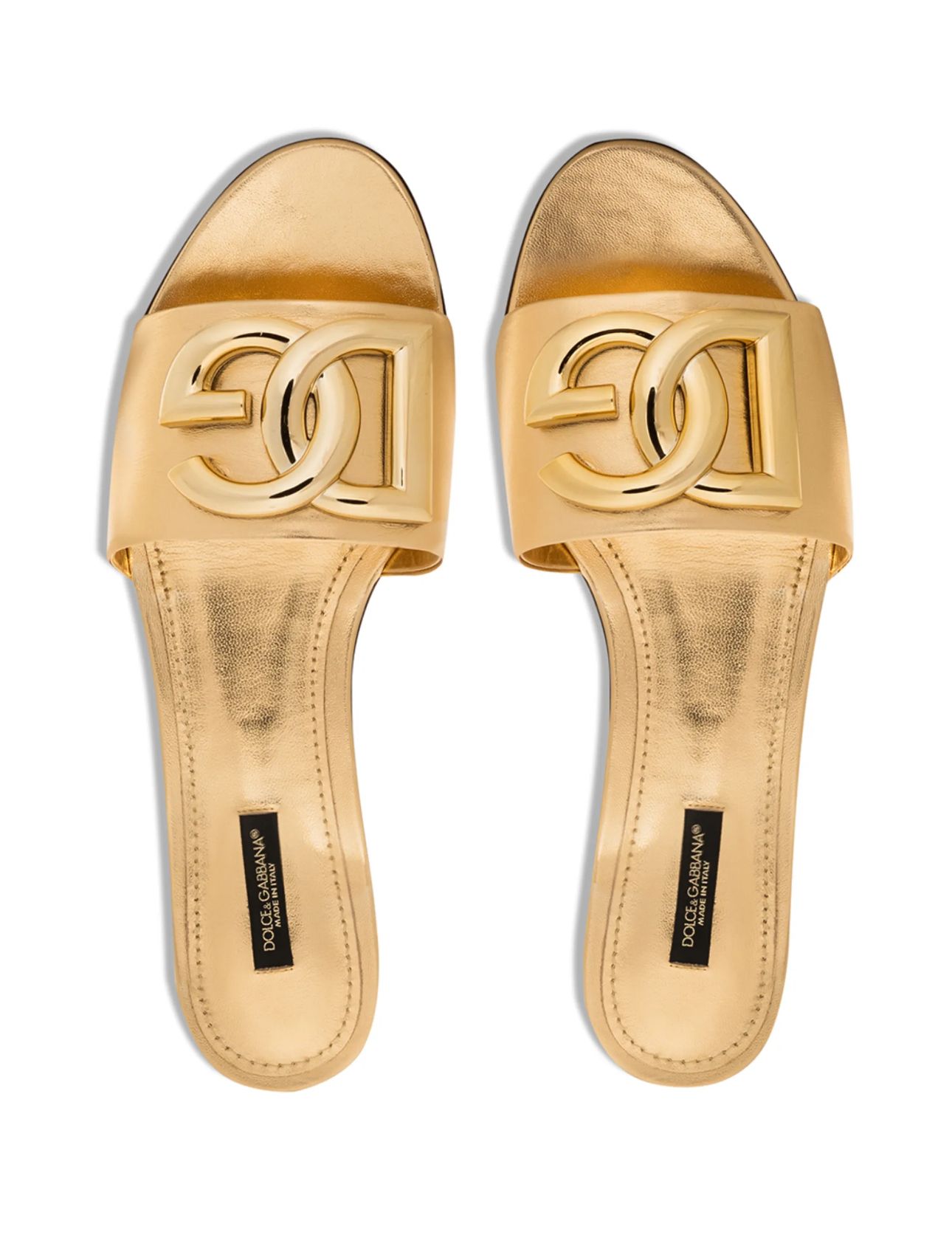 Dolce Gabbana gold flats - LIMITED EDITION _1