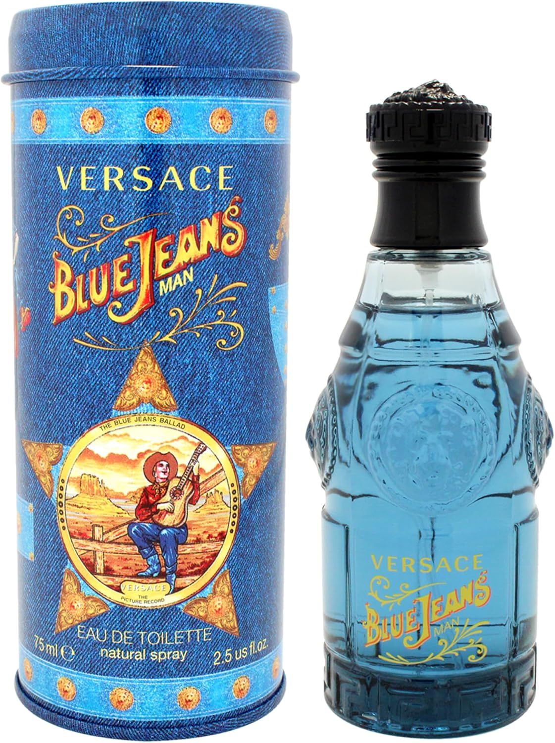 Versace Blue Jeans Eau De Toilette for Men, 75ml_0