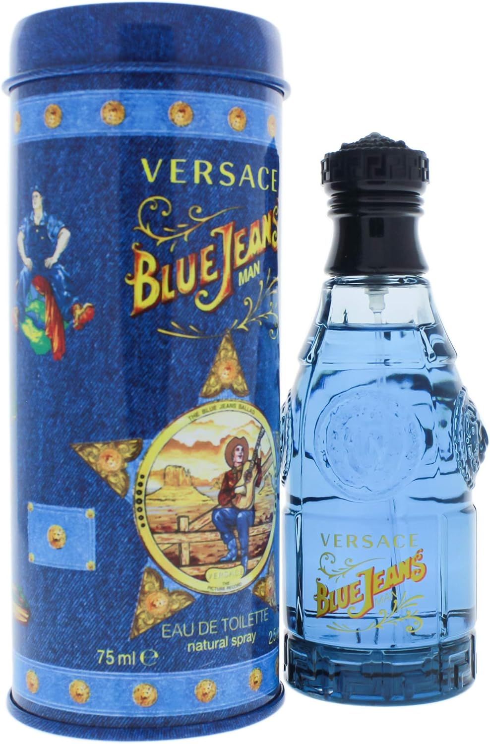 Versace Blue Jeans Eau De Toilette for Men, 75ml_2