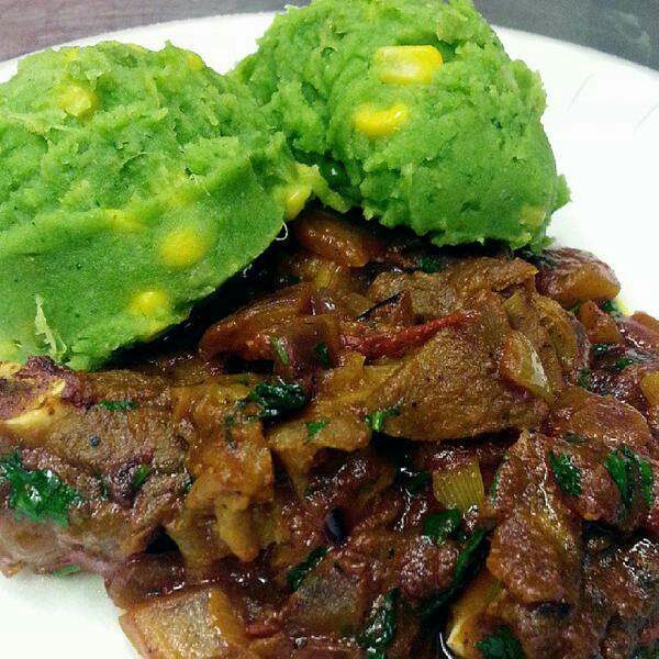 mamlaka served with beef stew_0