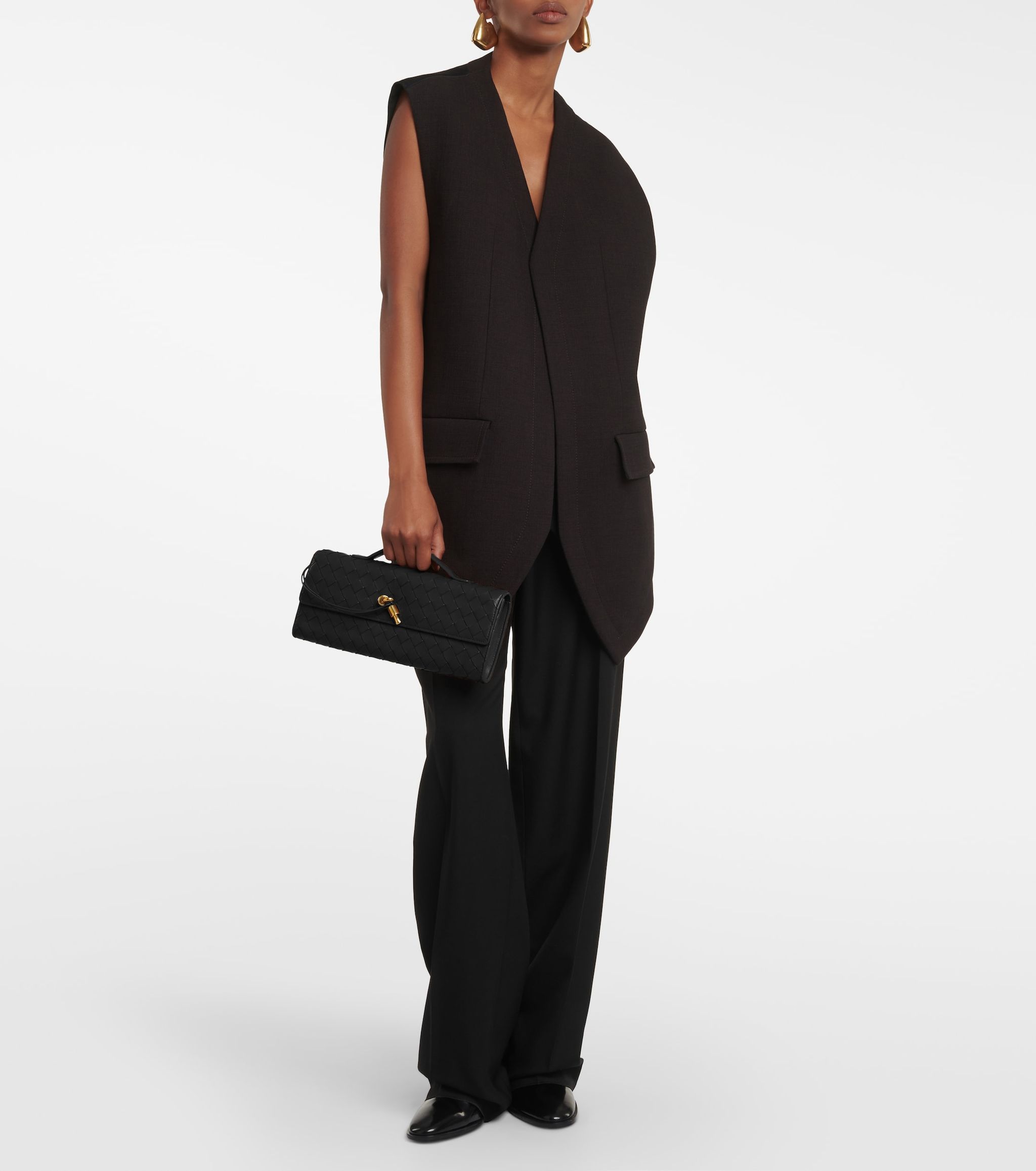 Bottega venetta andiamo clutch black _2