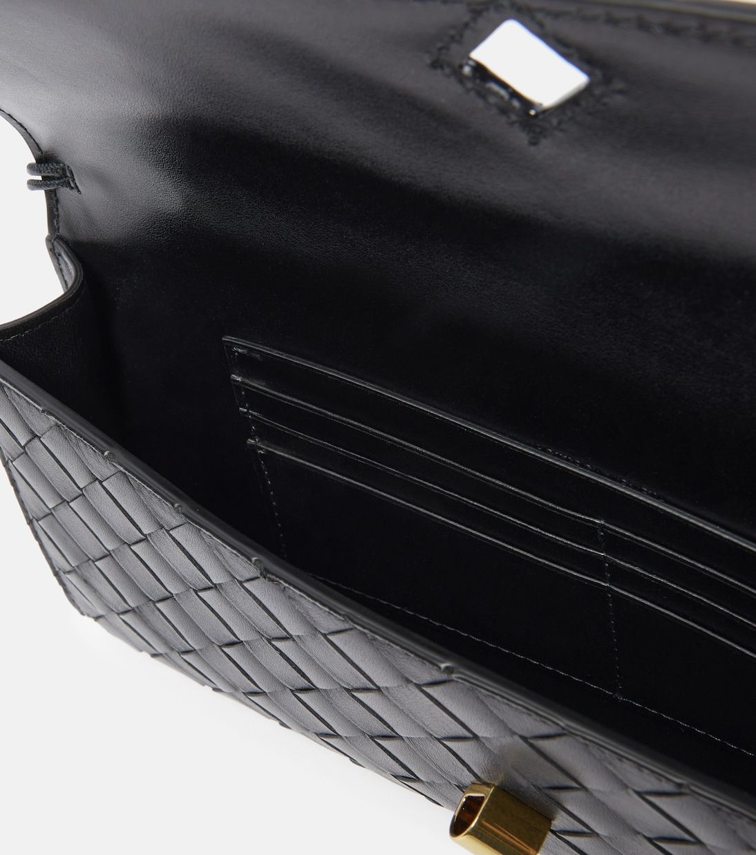 Bottega venetta andiamo clutch black _12